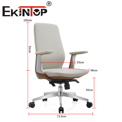 Chaise de bureau exécutif en cuir de design moderne chaises de club en cuir ergonomique