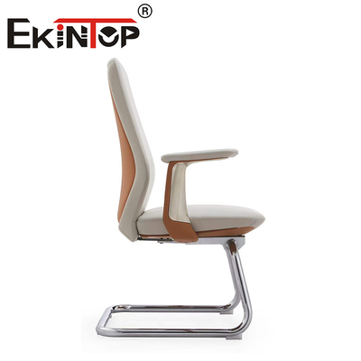Meubles de bureau personnalisés Chaise d'ordinateur de bureau ergonomique Support de bras PU Chaises de club en cuir