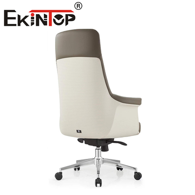 Chaises de bureau exécutives modernes Boss Ergonomie pivotante chaise en cuir végétalienne lourde