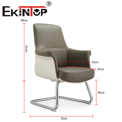 Vente en gros de meubles de bureau confortables Travail du personnel Chaise de bureau Vegan Chaise en cuir