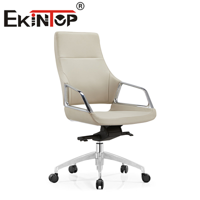 Chaise de bureau en cuir moderne de design exécutif chaise en cuir végétalienne ergonomique