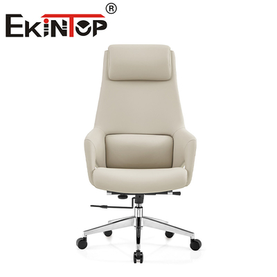 Chaise haute dos ergonomie de chef exécutif chaise en cuir végétalienne moderne multifonctionnelle