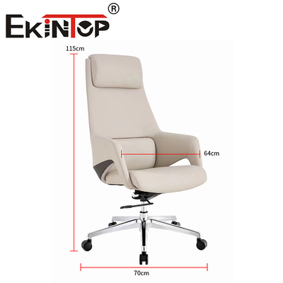 Chaise haute dos ergonomie de chef exécutif chaise en cuir végétalienne moderne multifonctionnelle