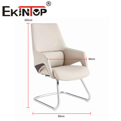 Meubles commerciaux chaise de réunion chaise en cuir de bureau élégante chaise en cuir végétalien