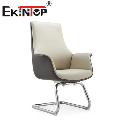 Prix de l'usine Design moderne Véritable mobilier de bureau de bureau en cuir de vache Chaise de bureau