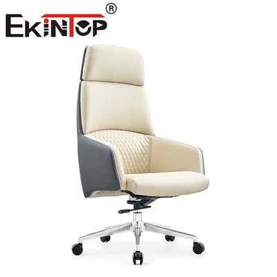 Meubles de bureau modernes à dos haut en cuir en PU Chef Chaise de bureau