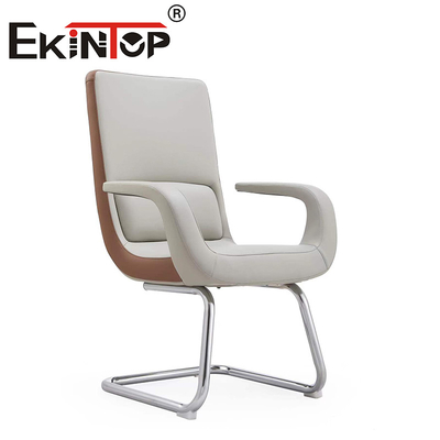 Chaises de bureau en cuir en PU confortables de haute qualité pour la maison / chaise de bureau en cuir de vache
