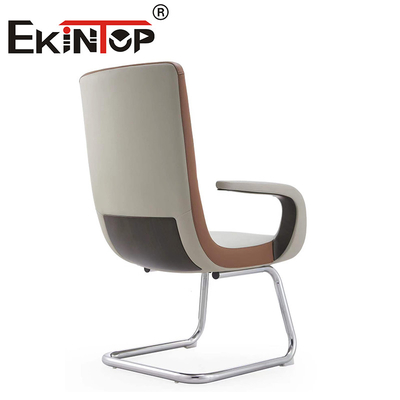 Chaises de bureau en cuir en PU confortables de haute qualité pour la maison / chaise de bureau en cuir de vache