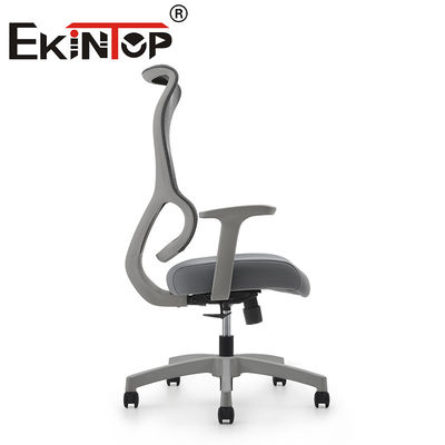 Chaise de bureau en maille exécutive moderne en tissu en maille ergonomique à dos haute chaise pivotante