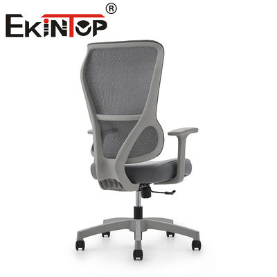 Chaise de bureau en maille exécutive moderne en tissu en maille ergonomique à dos haute chaise pivotante