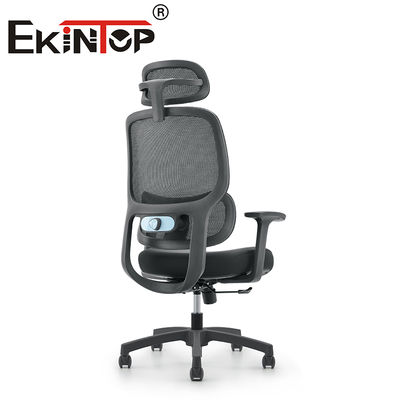 Chaise de bureau ergonomique de qualité en tissu Matériau métallique Ascenseur pivotant Fonction de maille Chaise de travail