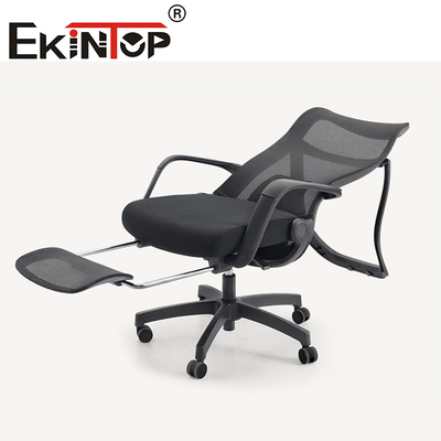 Chaise de bureau réglable à dossier haut en maille, chaise de bureau à domicile, pivotante, ergonomique, à dossier en maille