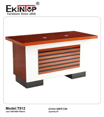 Équipement de bureau de bureau Ekintop Directeur Général Exécutif Directeur Général Modulaire en bois