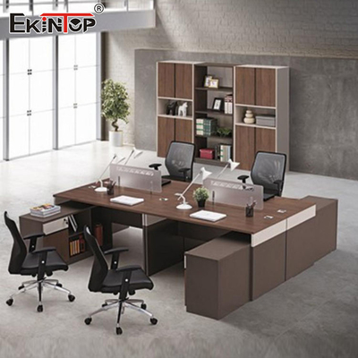 Compartiments multifonctionnels de bureau, bureau en bois de poste de travail pour le commis de bureau