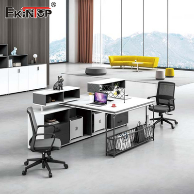 Le bureau multi de compartiment de poste de travail de Seater, personnel fonctionnent le poste de travail modulaire de bureau