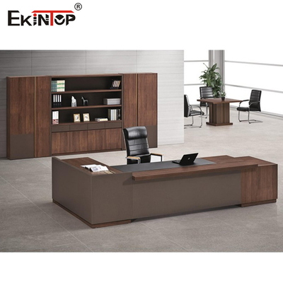 Meubles en Pourme de L modernes de bureau pour l'ODM de directeur Manager CEO Boss