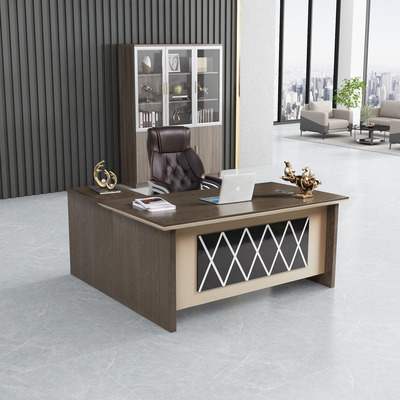 Rétro bureau de style avec le matériel en bois de forces de défense principale de stockage avec l'OEM latéral de Cabinet