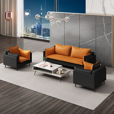 Pièce en cuir de Sofa Pour Salle d'attente de bureau exécutif d'unité centrale universelle