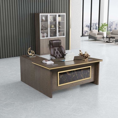 L Pourment le matériel moderne de panneau de mélamine de bureau de style pour l'ODM d'Officeworks