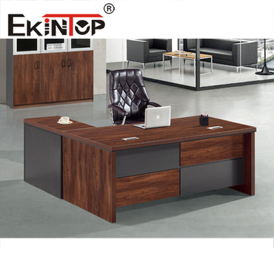 CEO Executive Office Furniture BOSS Table Bureau de luxe en bois