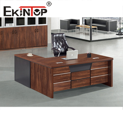 Mobilier de bureau demi-rond Bureau de direction européen 100% MDF