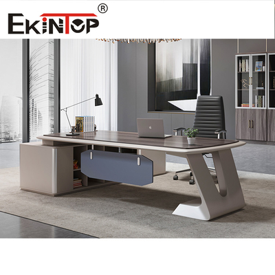 Table blanche adaptée aux besoins du client par bureau de style moderne de combinaison d'étude de luxe