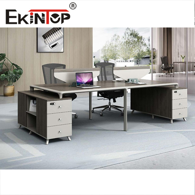 Centre d'appels 2 4 Poste de travail de bureau pour 6 personnes Cabine de bureau moderne