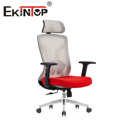 Rouge + Président Office Chair de meubles de bureau de Gray Executive Swivel Mesh Chair