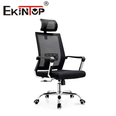 Chaise de bureau pivotante ergonomique en nylon à haut confort en maille OEM