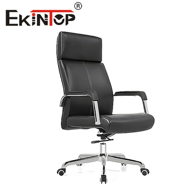 Style moderne commercial de chaise en cuir de noir d'OEM pour Officeworks