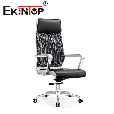 Exécutif ergonomique en cuir de chaise de bureau de Brown pour l'ODM d'école d'hôtel