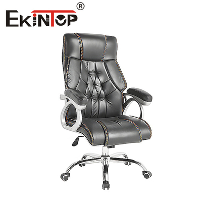 Siège d'ascenseur de gaz de chaise de bureau exécutif ergonomique en cuir de pivot pour des meubles de bureau