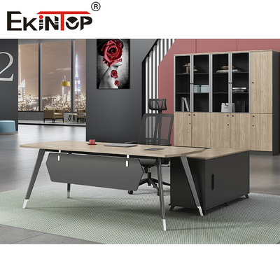 Bureau exécutif en forme de L de style de bureau de bureau moderne de meubles