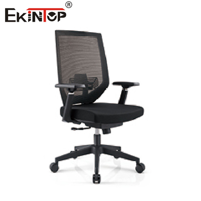 Chaise noire de Gray High Back Mesh Office pour le bureau avec des roues