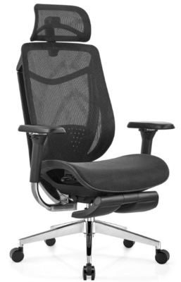 Chaise de bureau en treillis pivotant respirant Flux d'air et mobilité pour un confort accru