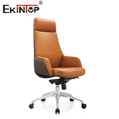 Chaises de bureau en cuir de confort collaboratif pour le travail d'équipe et les projets de groupe