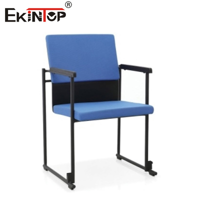 Coussin d'éponge et dossier Chaise d'entraînement bleue pour étudier léger