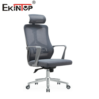 Chaise de bureau gestionnaire ergonomique personnalisée en treillis pivotant