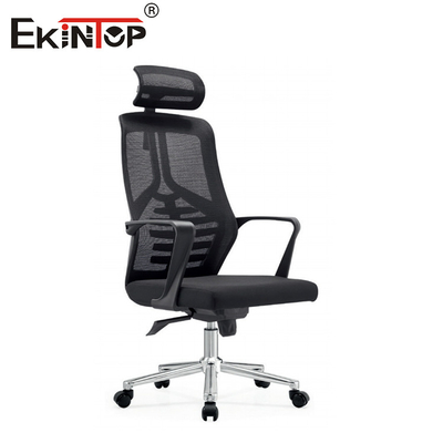 Chaise de bureau en maille ergonomique réglable à dos haut
