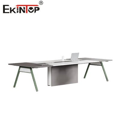 Meubles de bureau Pieds métalliques Bureau en bois de style moderne