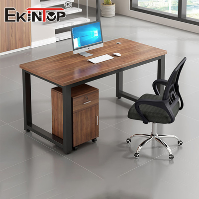 Ensemble de meubles de bureau en bois, en fer