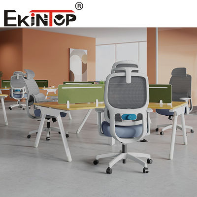Chaise de bureau ergonomique de qualité en tissu Matériau métallique Ascenseur pivotant Fonction de maille Chaise de travail
