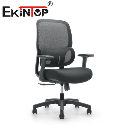 Chaise de bureau ergonomique confortable de style moderne en maille, prix d'usine, chaise de travail en maille