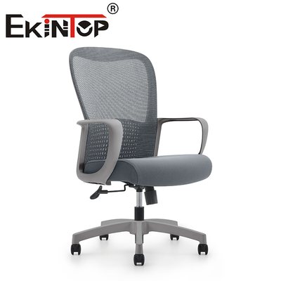 Chaise de bureau ergonomique confortable de style moderne en maille, prix d'usine, chaise de travail en maille bon marché