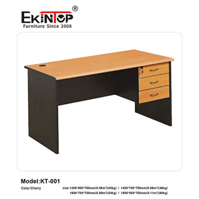 Prix pas cher Populaire bureau MDF exécutif Petit poste de travail ignifuge Meubles modernes bureaux pour la conception de table de chambre