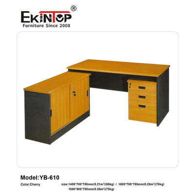 Mobilier de direction administratif abordable de qualité MDF, table de bureau économique